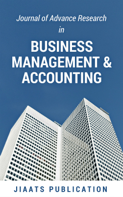 					View Vol. 6 No. 1 (2020): Journal of Advance Research in Business Management and Accounting (ISSN: 2456-3544 )
				